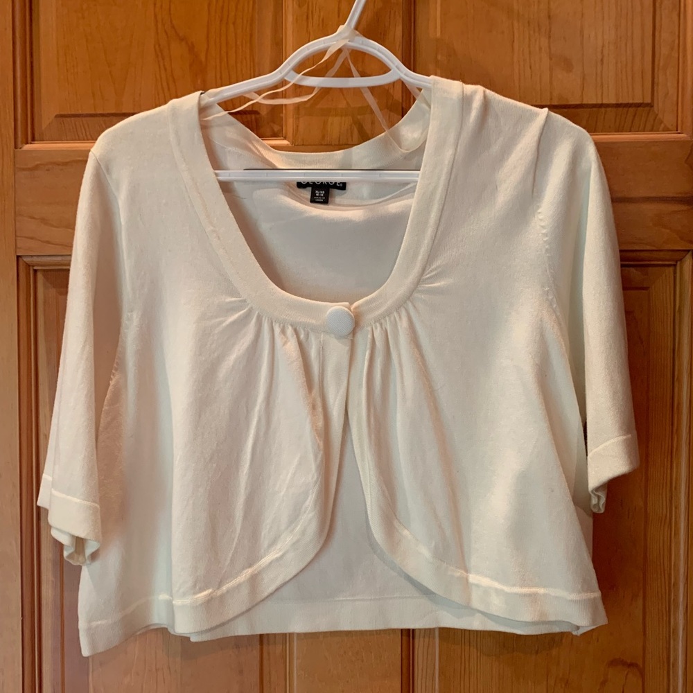 Cream White Bolero/Shrug
